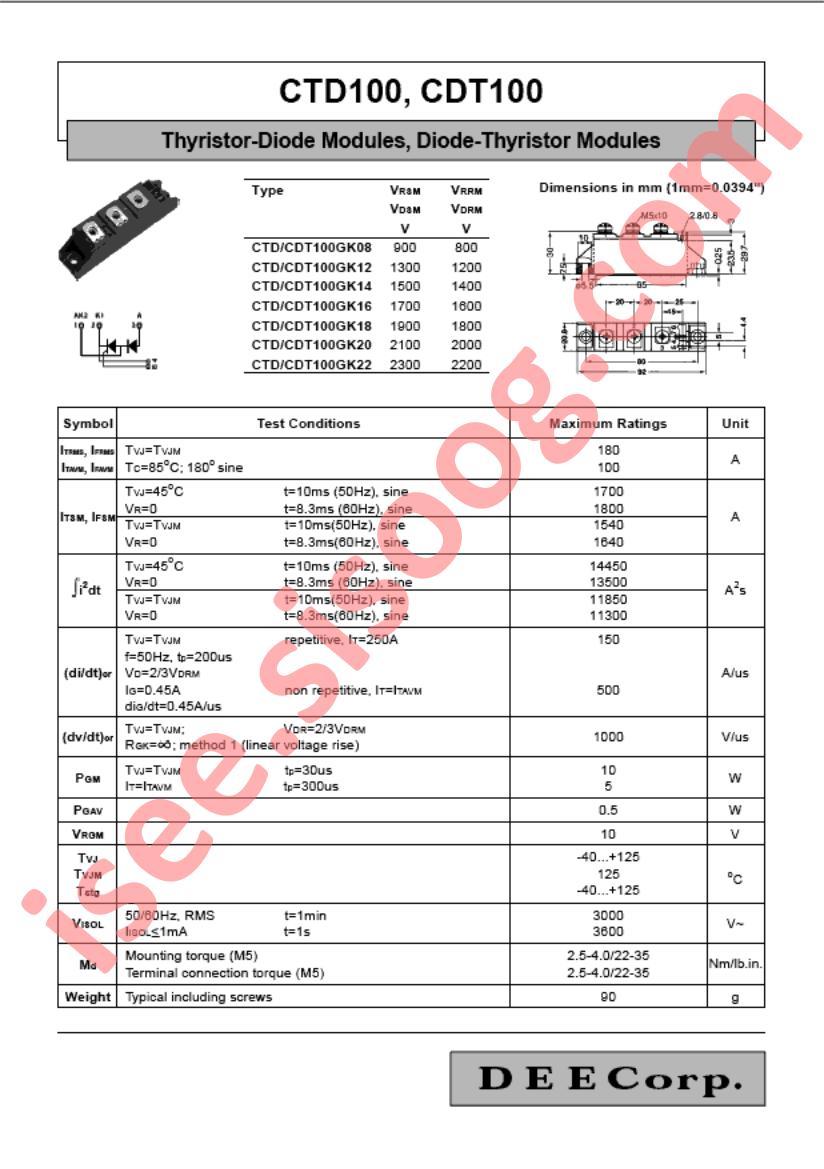 CDT100GK08