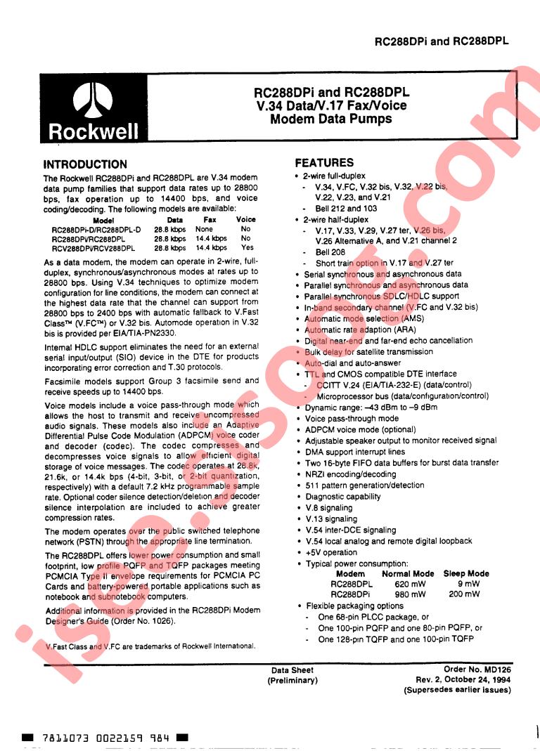 RC288DPL