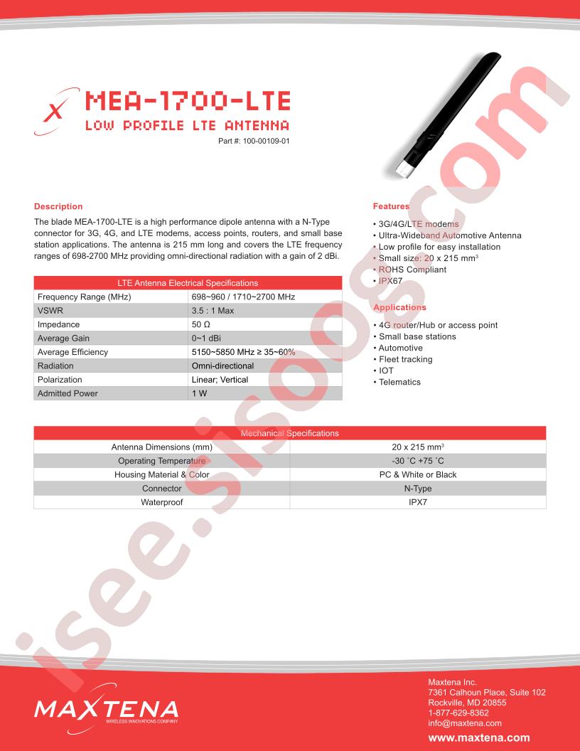 MEA-1700-LTE