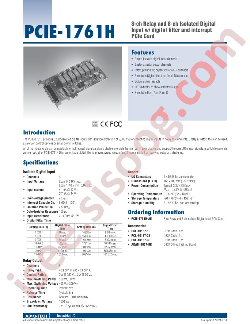 PCIE-1761H