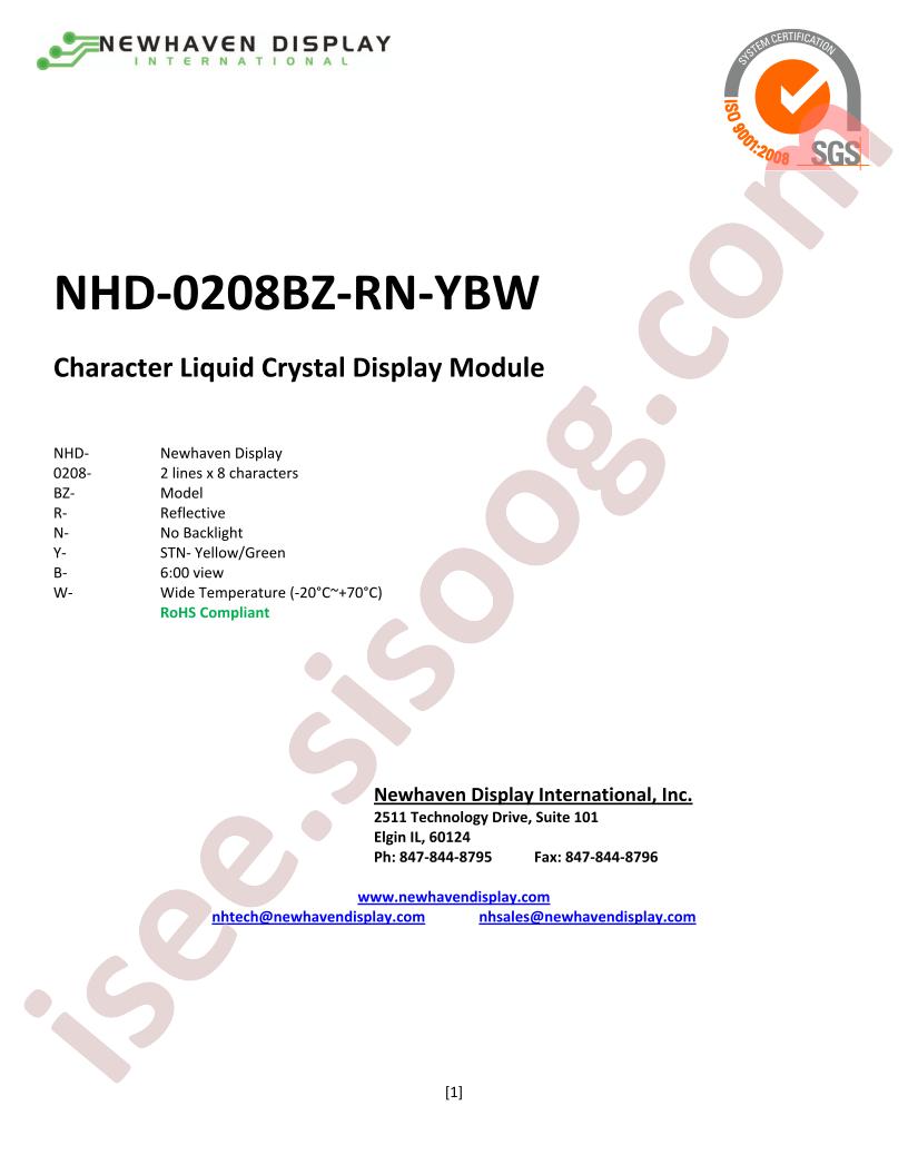 NHD-0208BZ-RN-YBW