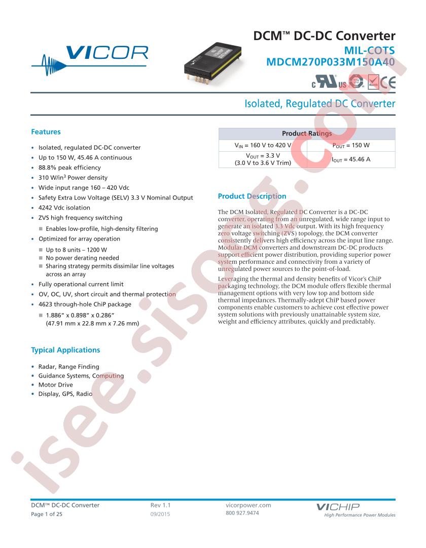 MDCM270P33M150A40