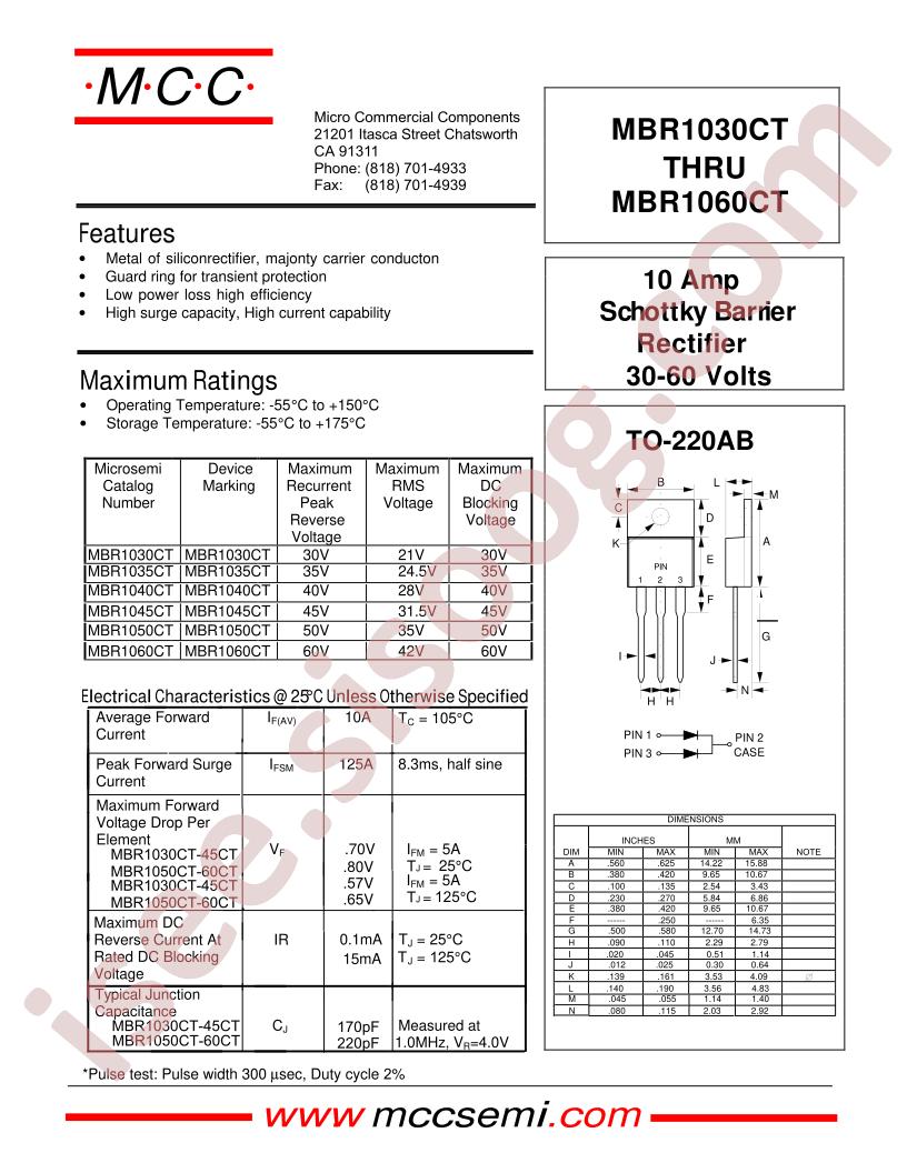 MBR1030CT