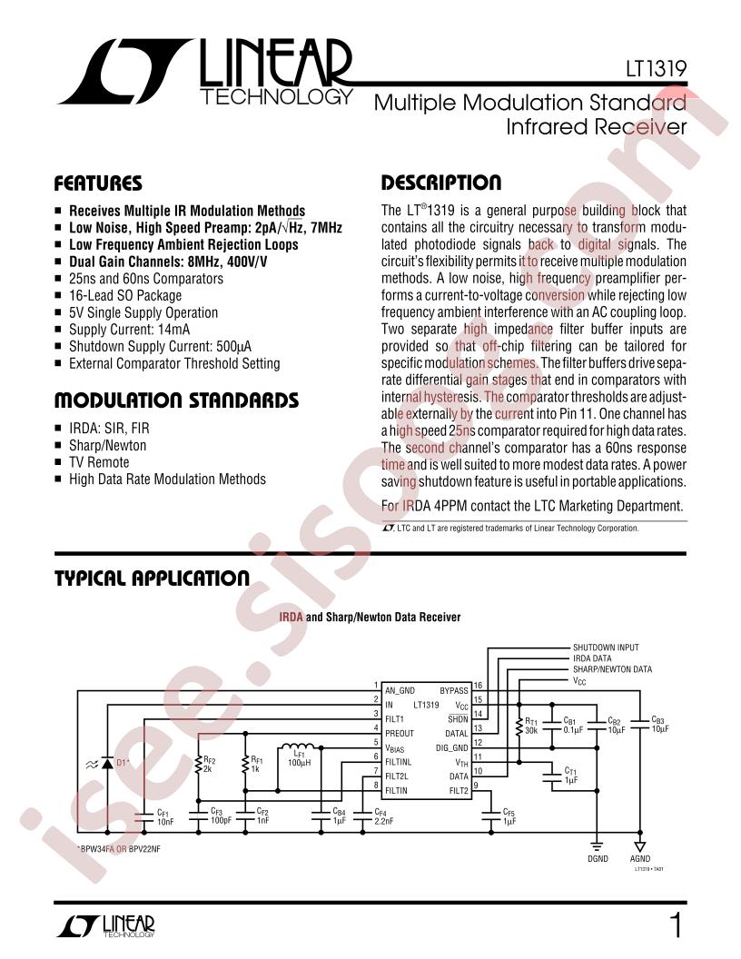LT1319CS