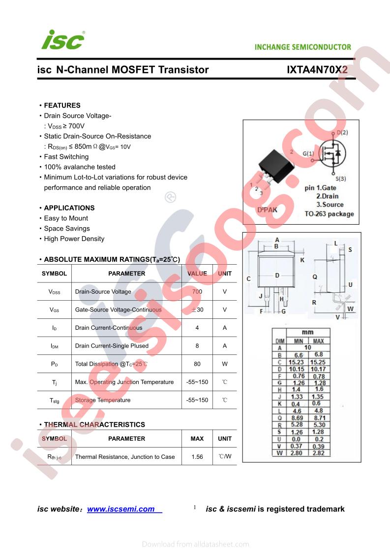 IXTA4N70X2