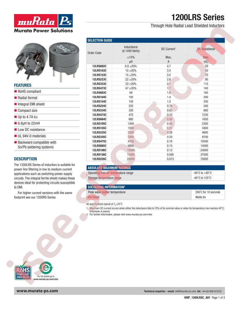 12LRS155C