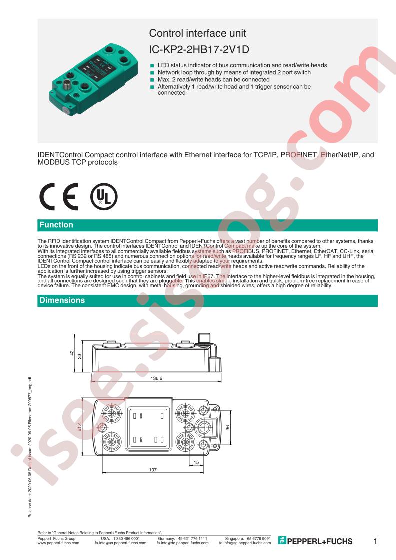 IC-KP2-2HB17-2V1D