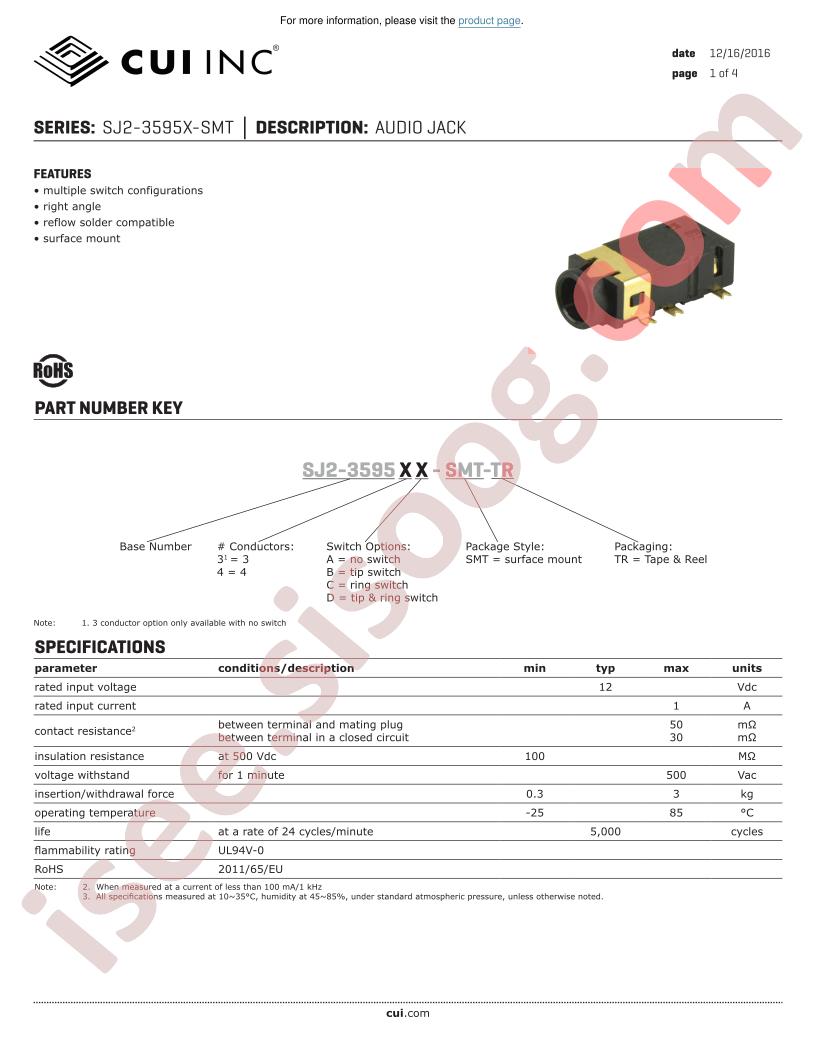 SJ2-35954B-SMT