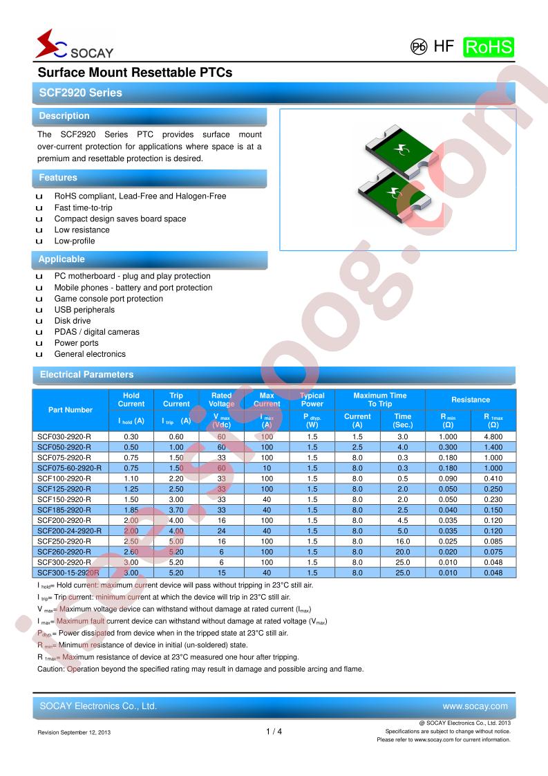 SCF030-2920-R