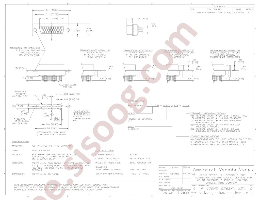 P-17EHD-026SXX-X3X