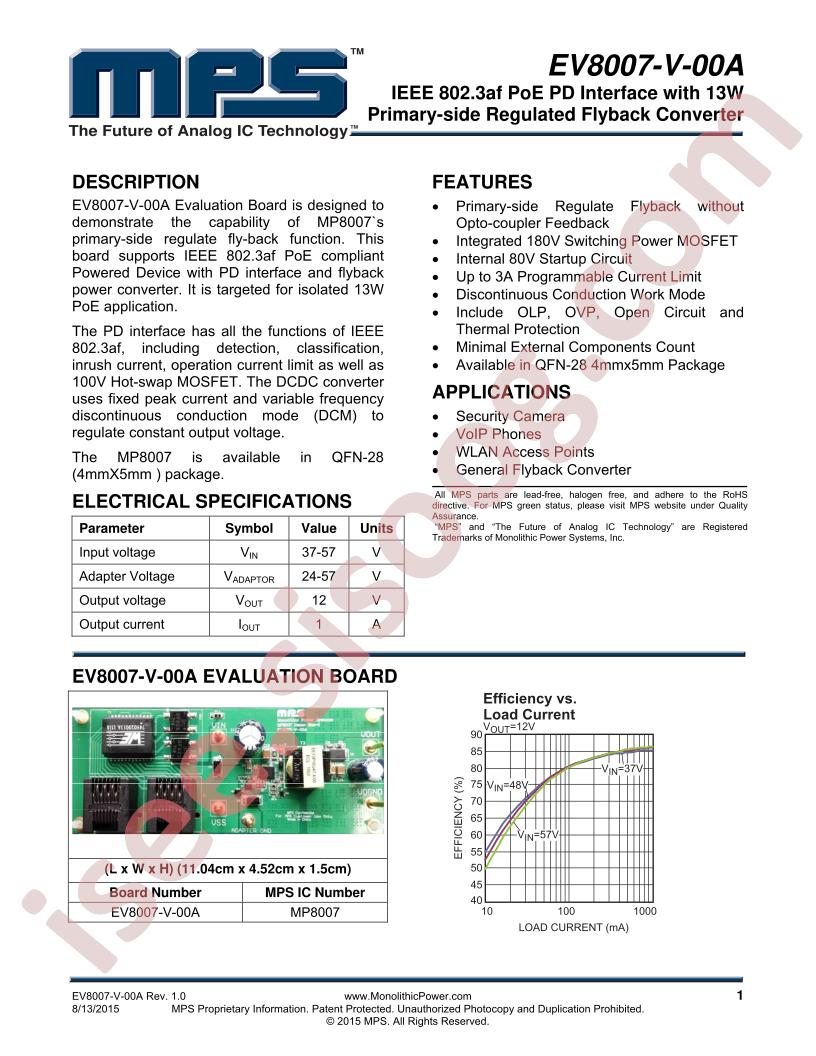 EV8007-V-00A