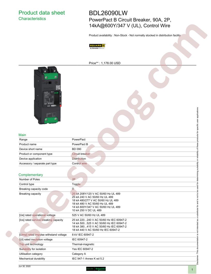 BDL26090LW