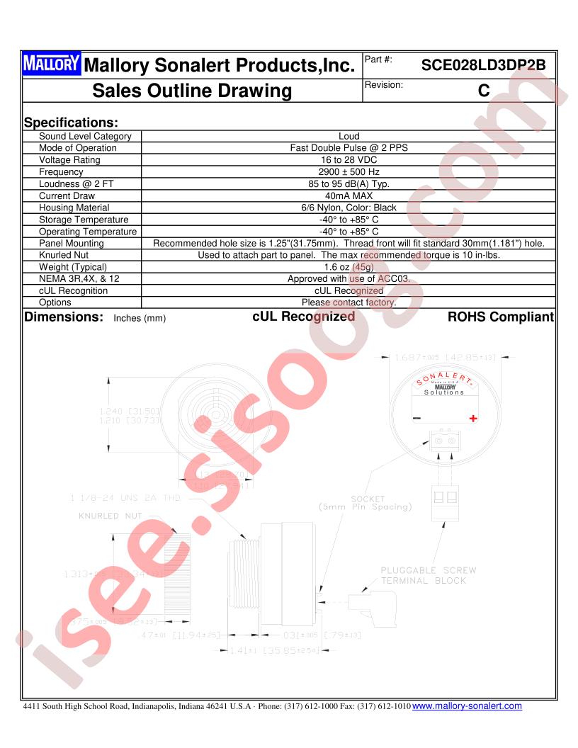 SCE028LD3DP2B