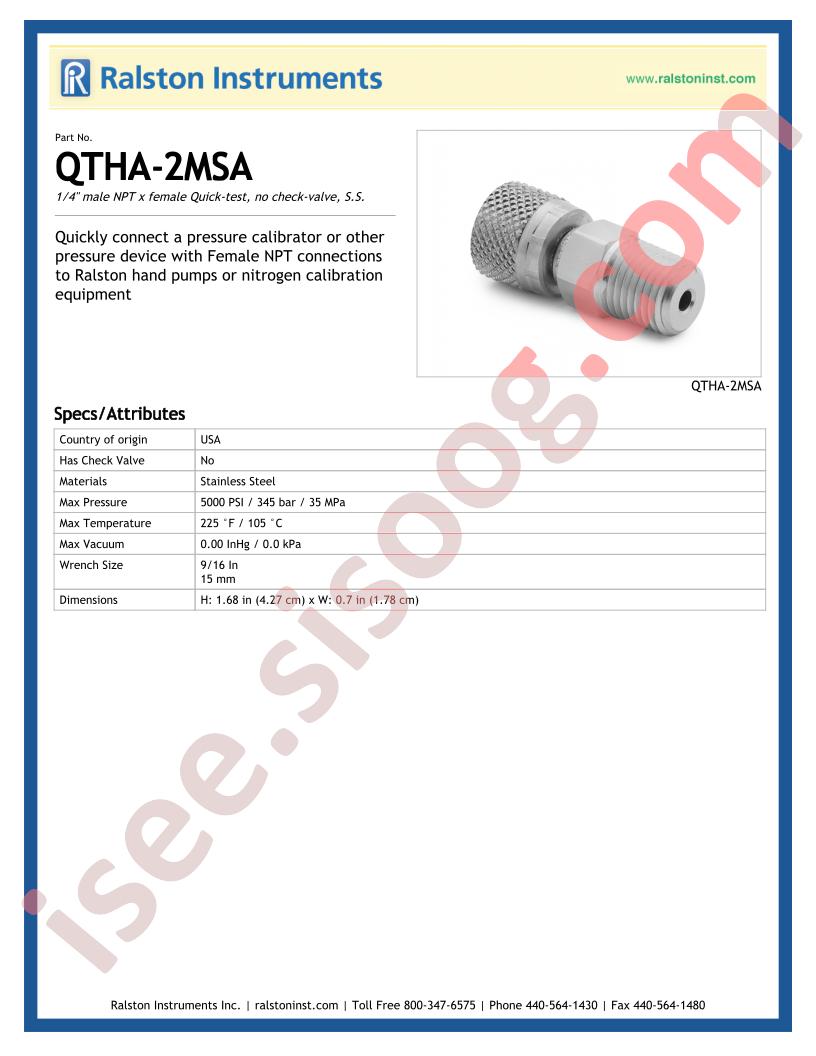 QTHA-2MSA