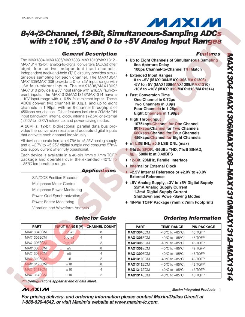 MAX1310ECM