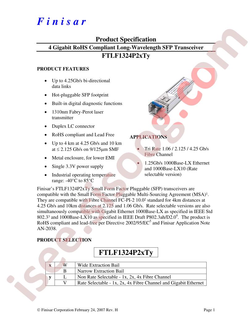 FTLF1324P2TL
