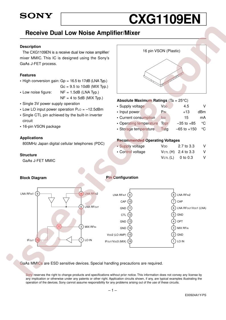 CXG1109EN