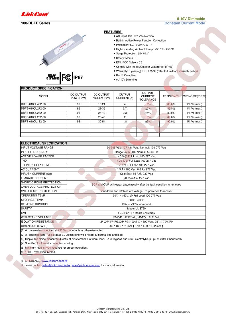 DBFE-0100U232-00