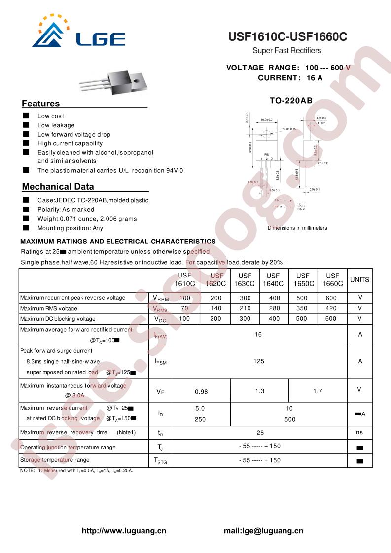 USF1610C