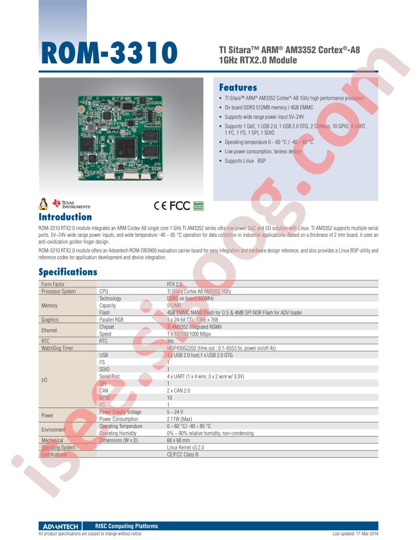 ROM-3310WS-MCA1E