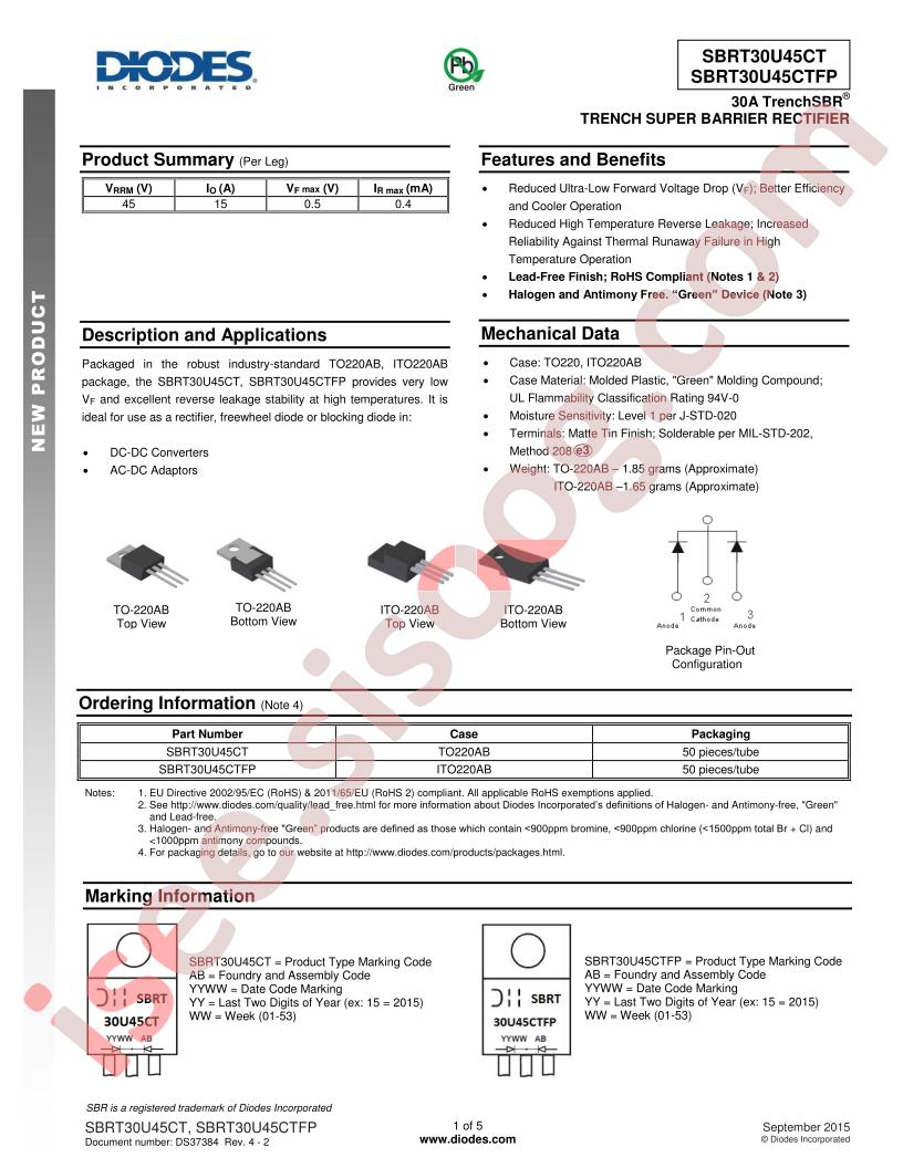 SBRT30U45CT