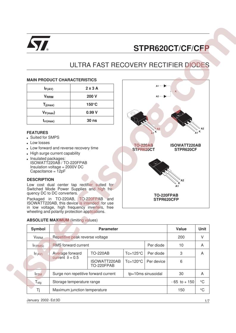 STPR620CF