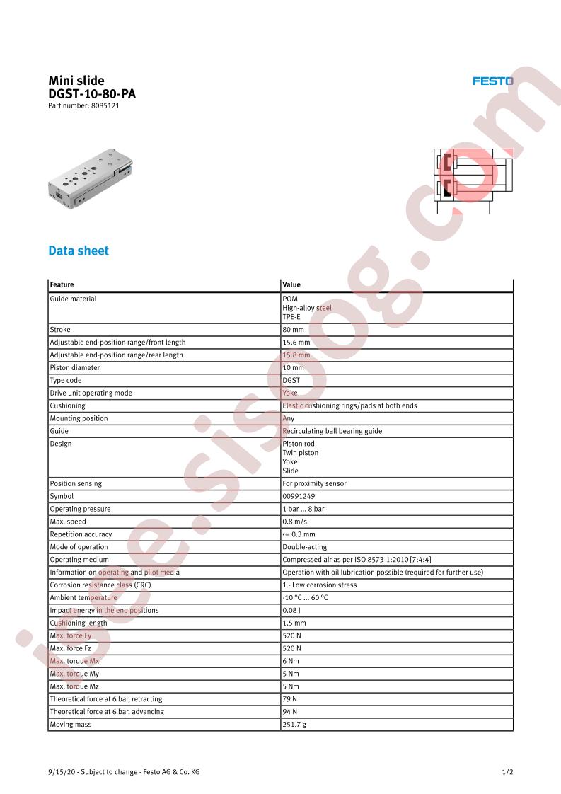 DGST-10-80-PA