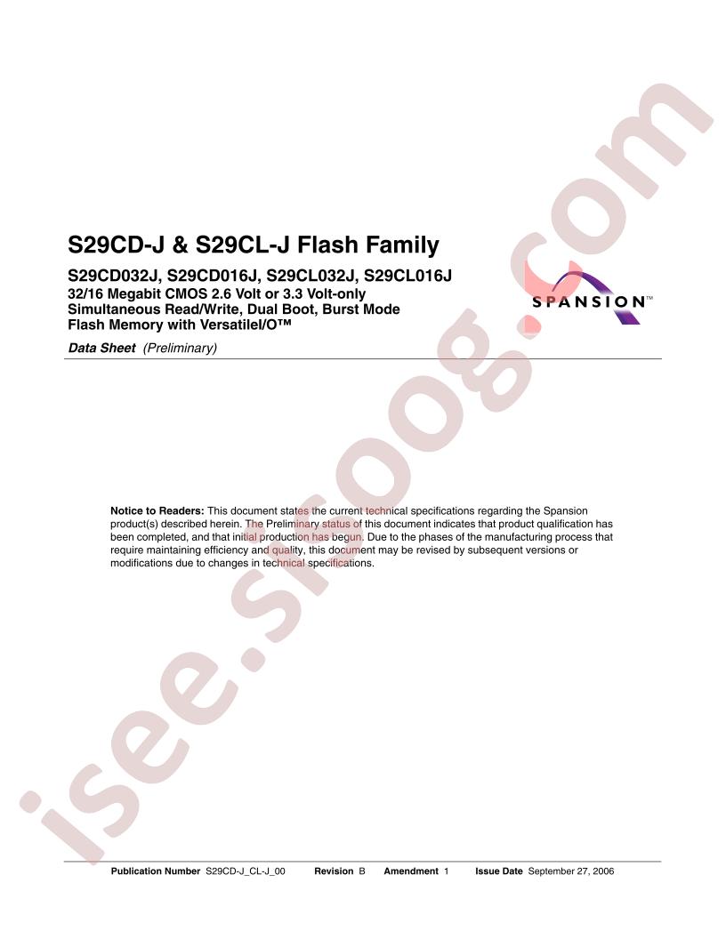 S29CD032J1JFAI003