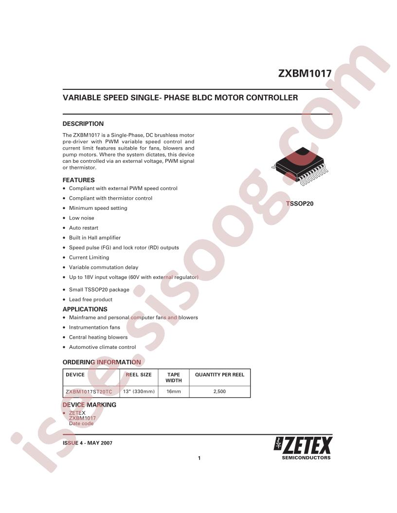 ZXBM1017ST20TC