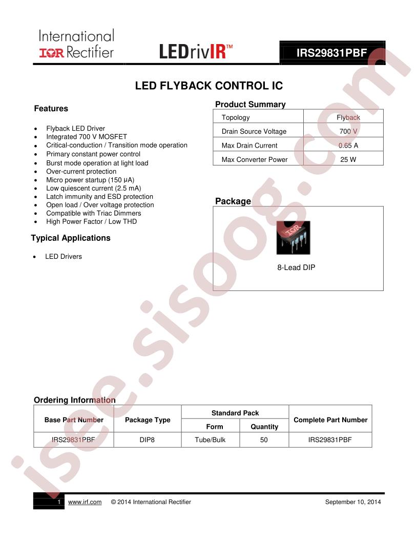 IRS29831PBF