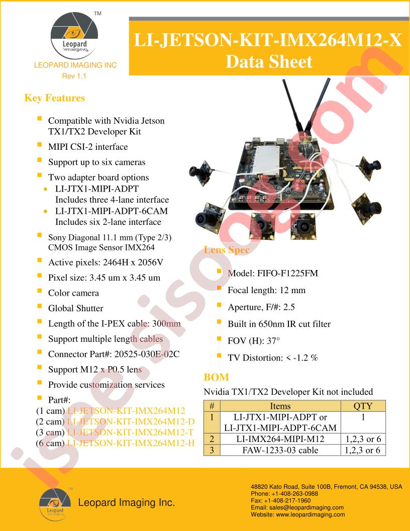 LI-JETSON-KIT-IMX264M12-T