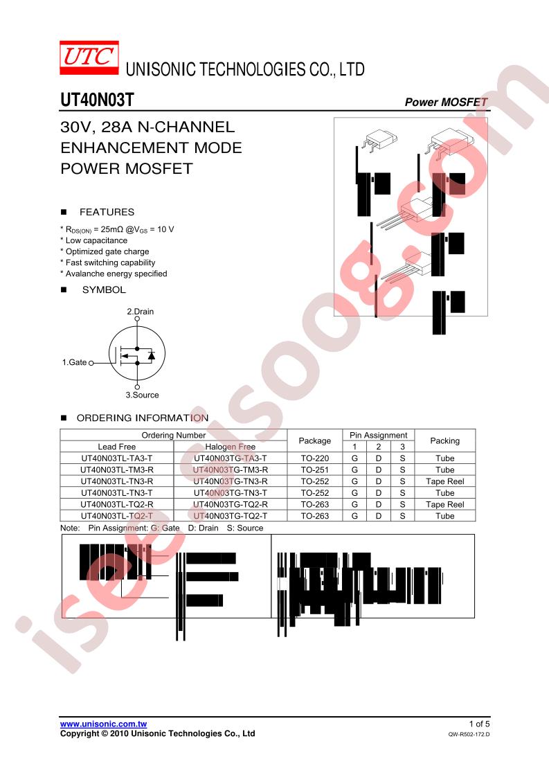 UT40N03TG-TQ2-T