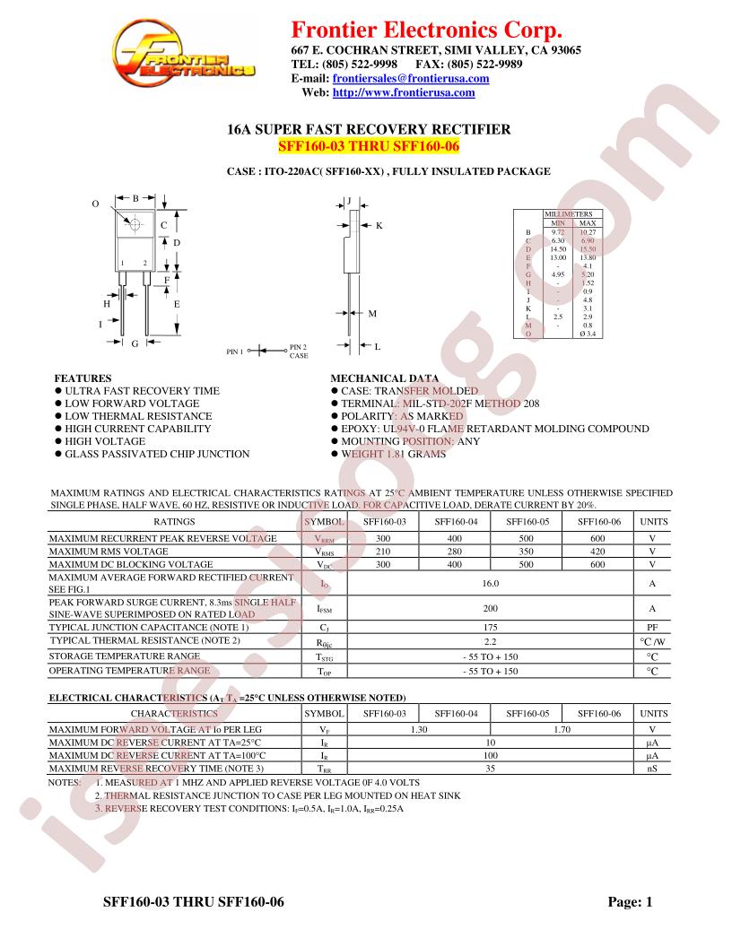 SFF160-05