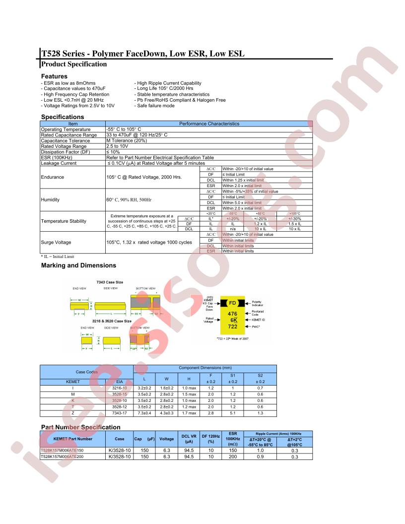 T528K157M006ATE150