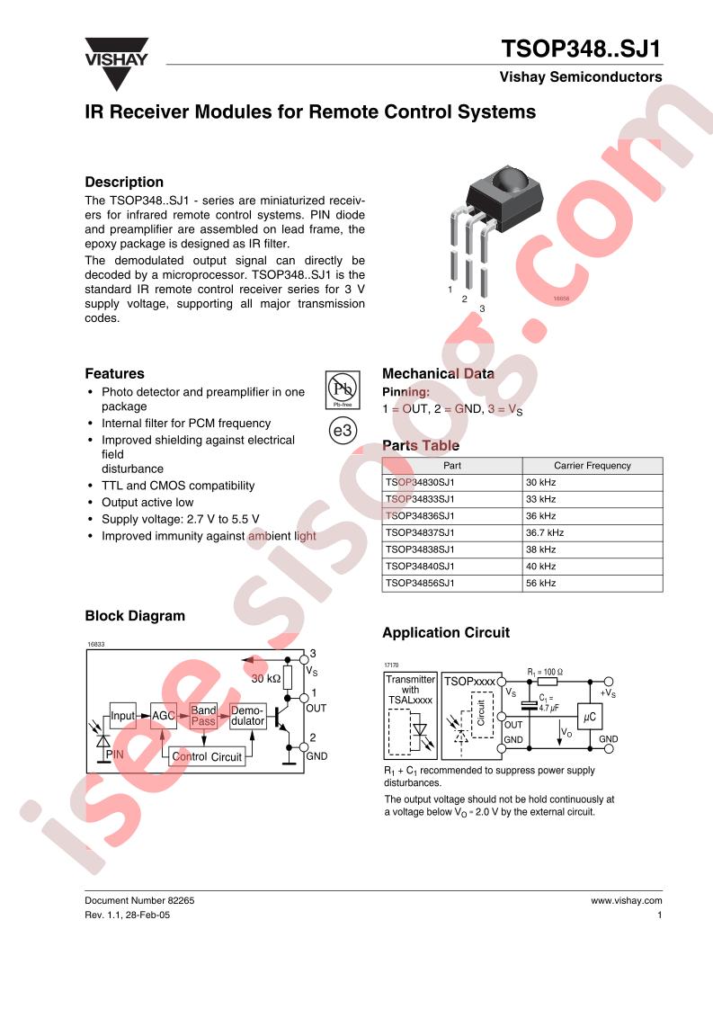 TSOP34830SJ1