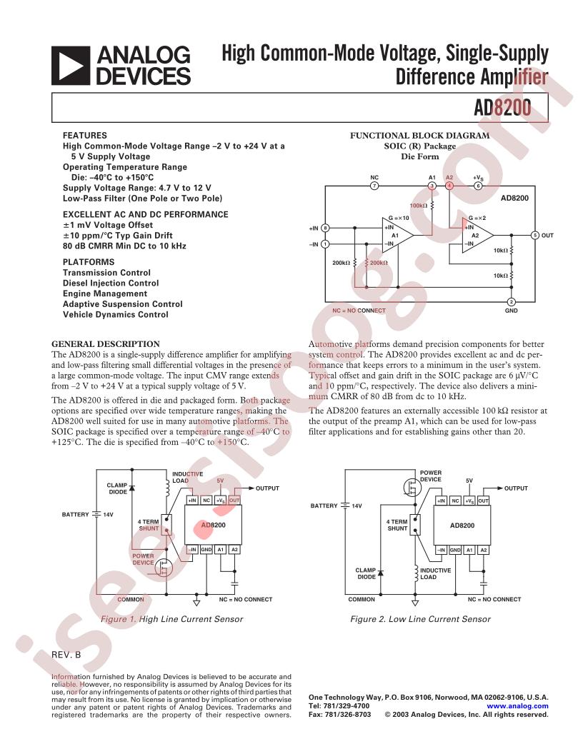 AD8200YCHIPS