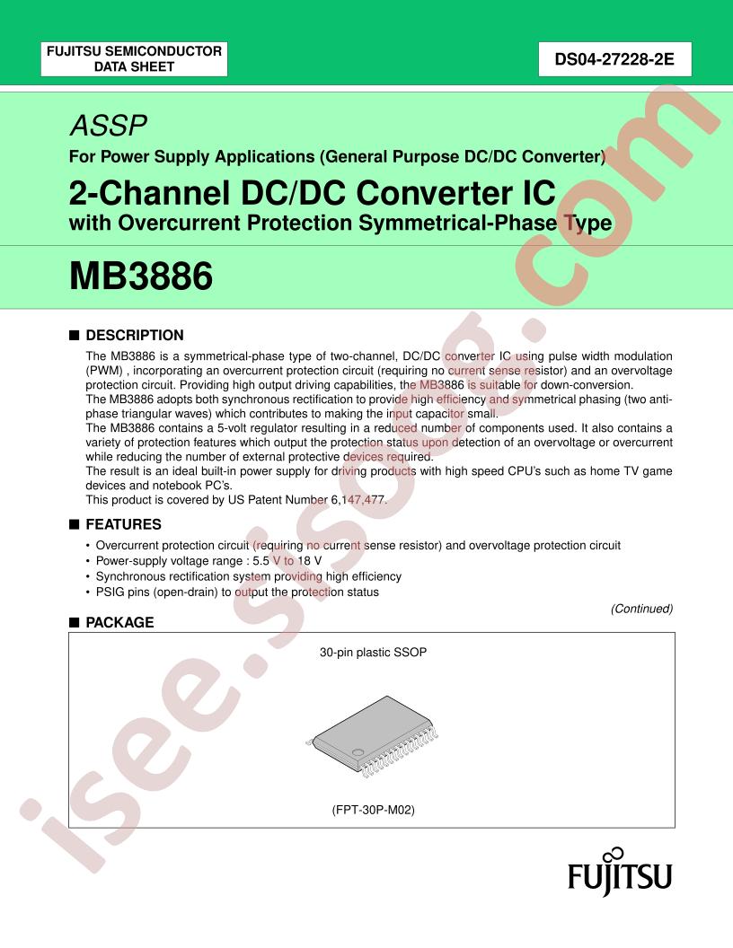 MB3886PFV