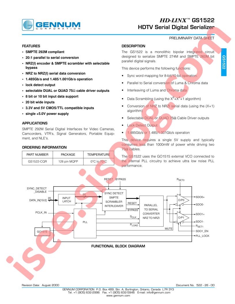 GS1522-CQR