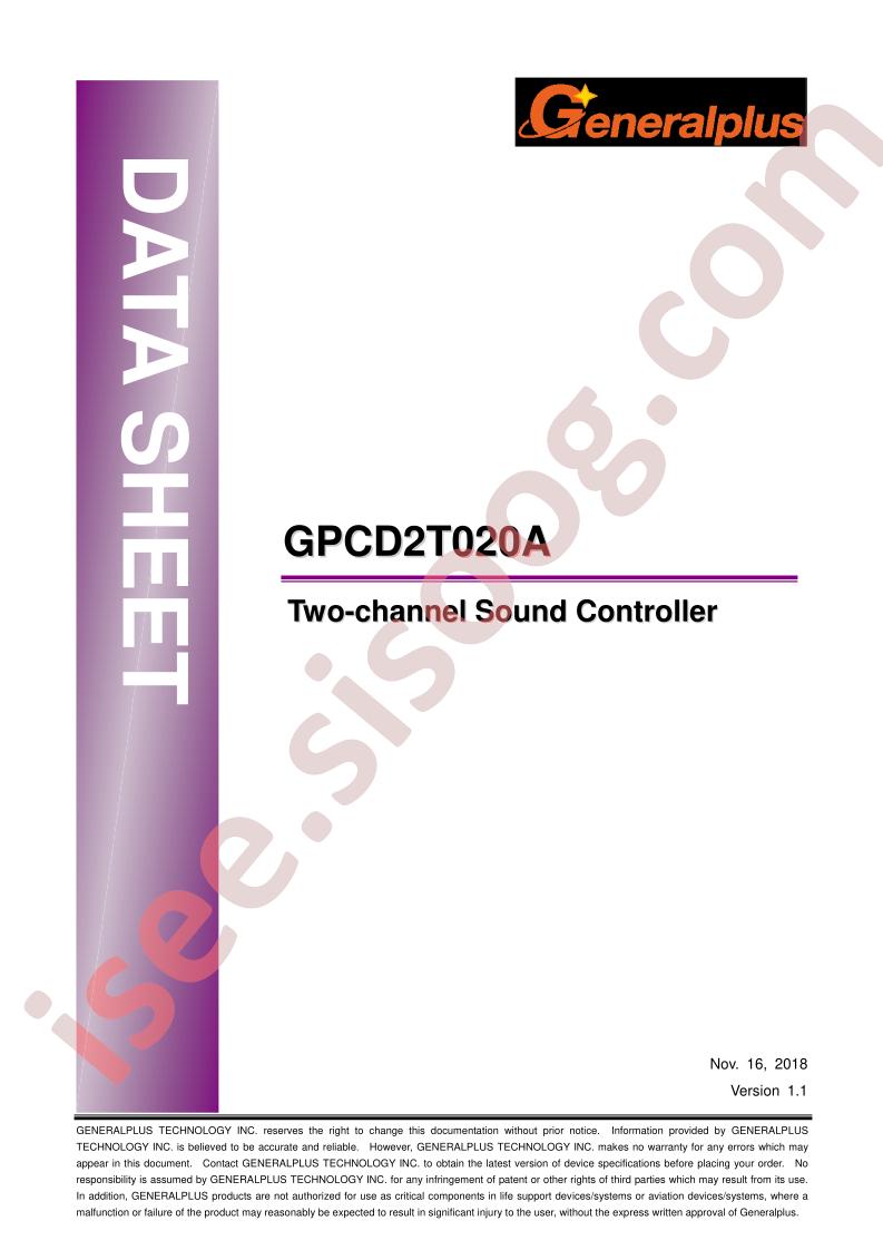 GPCD2T020A-NnnV-QL23X