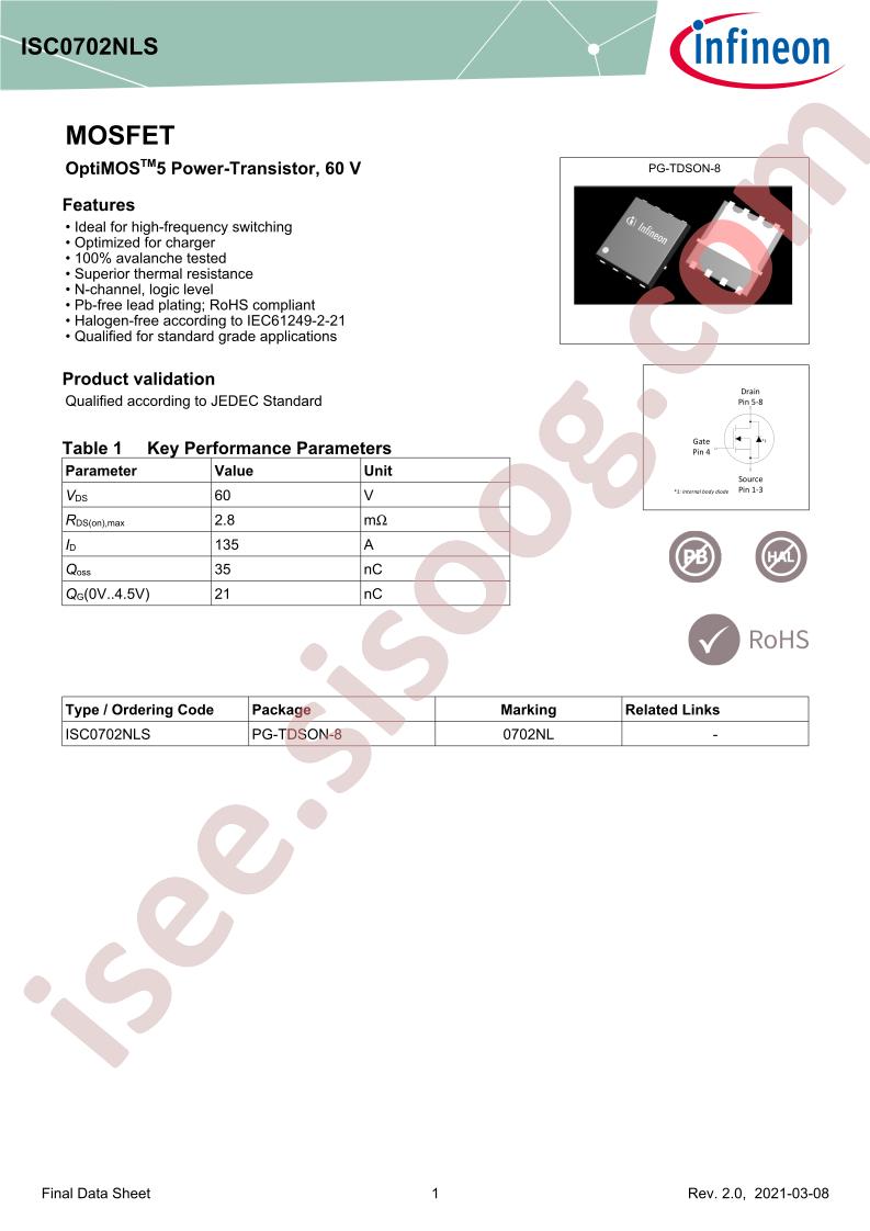 ISC0702NLS