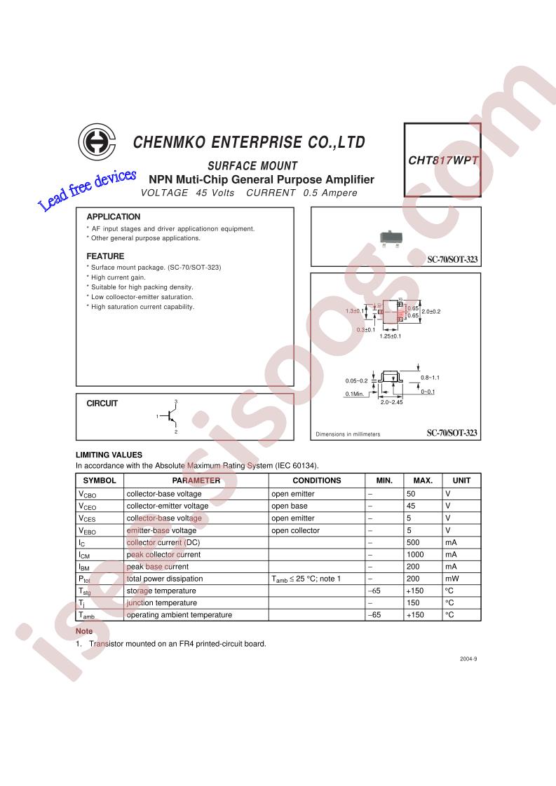 CHT817WPT