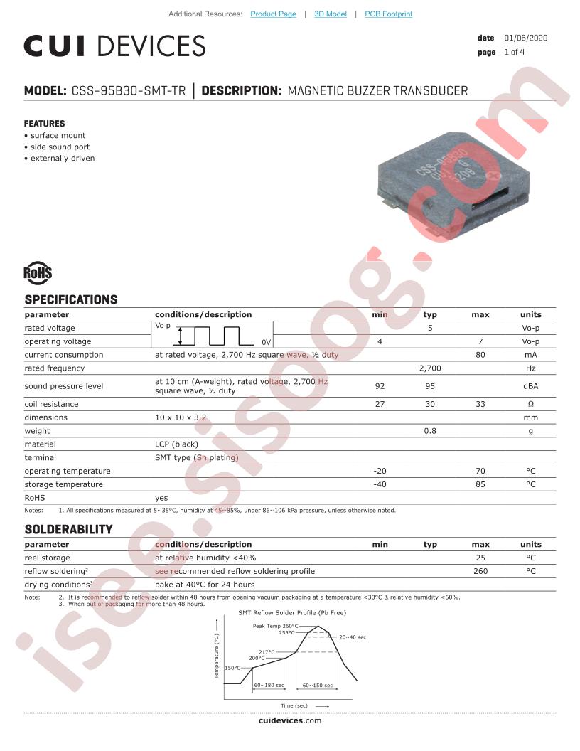 CSS-95B30-SMT-TR