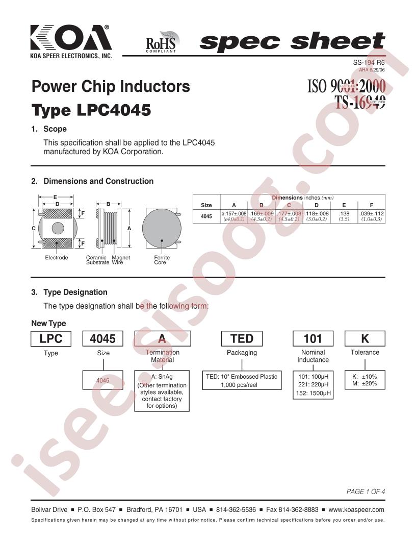LPC4045AT
