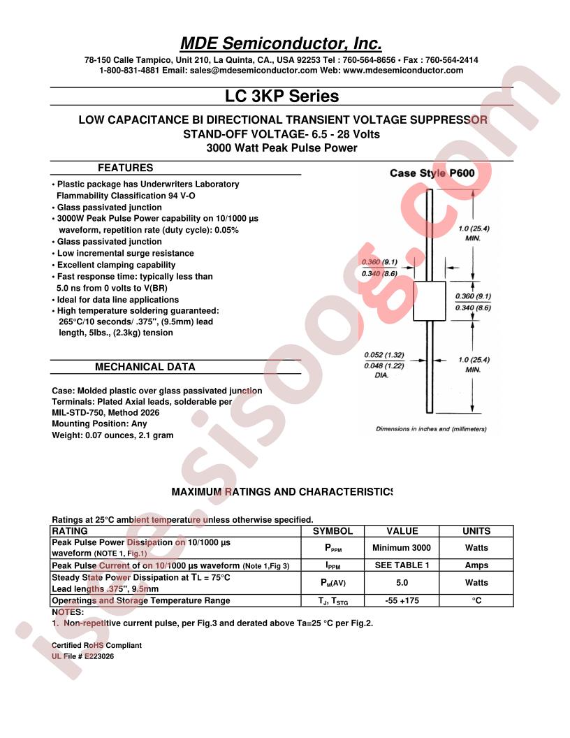 LC3KP6.5CA