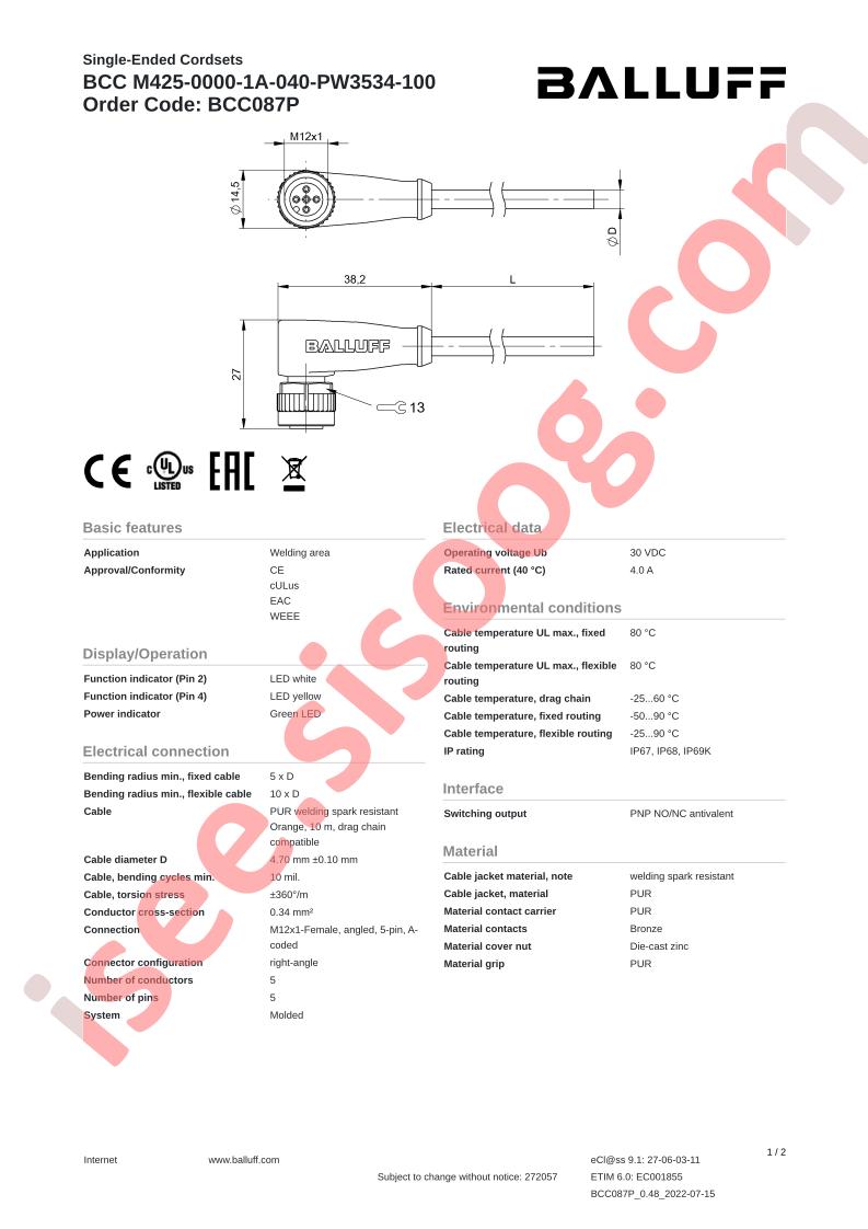 BCC087P