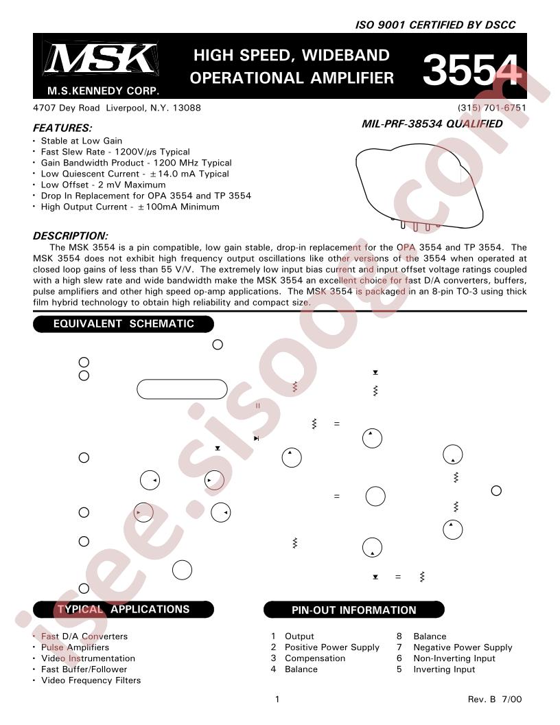 MSK3554B