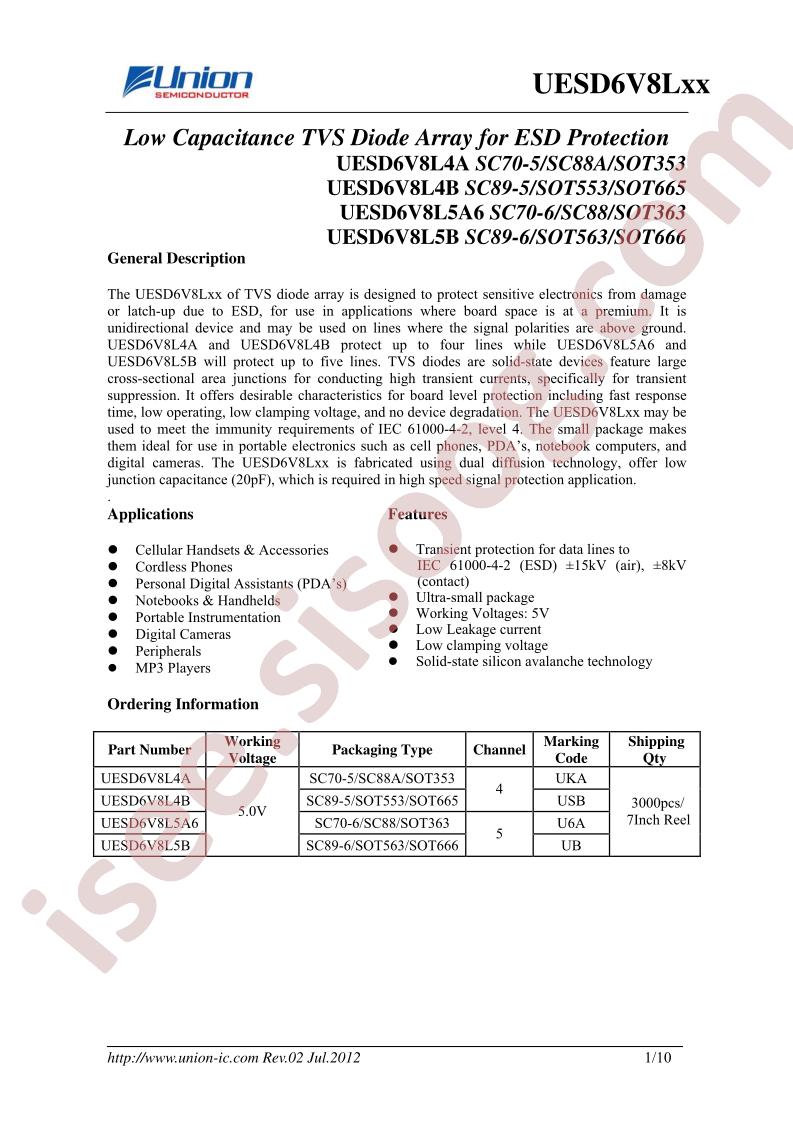 UESD6V8L4A