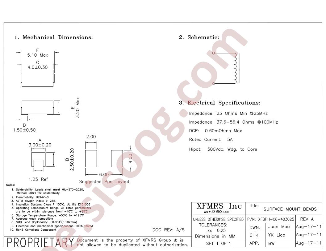 XFBPH-C8-403025