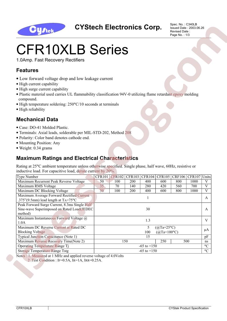 CFR10XLB