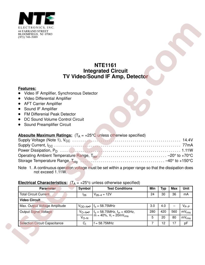 NTE1161